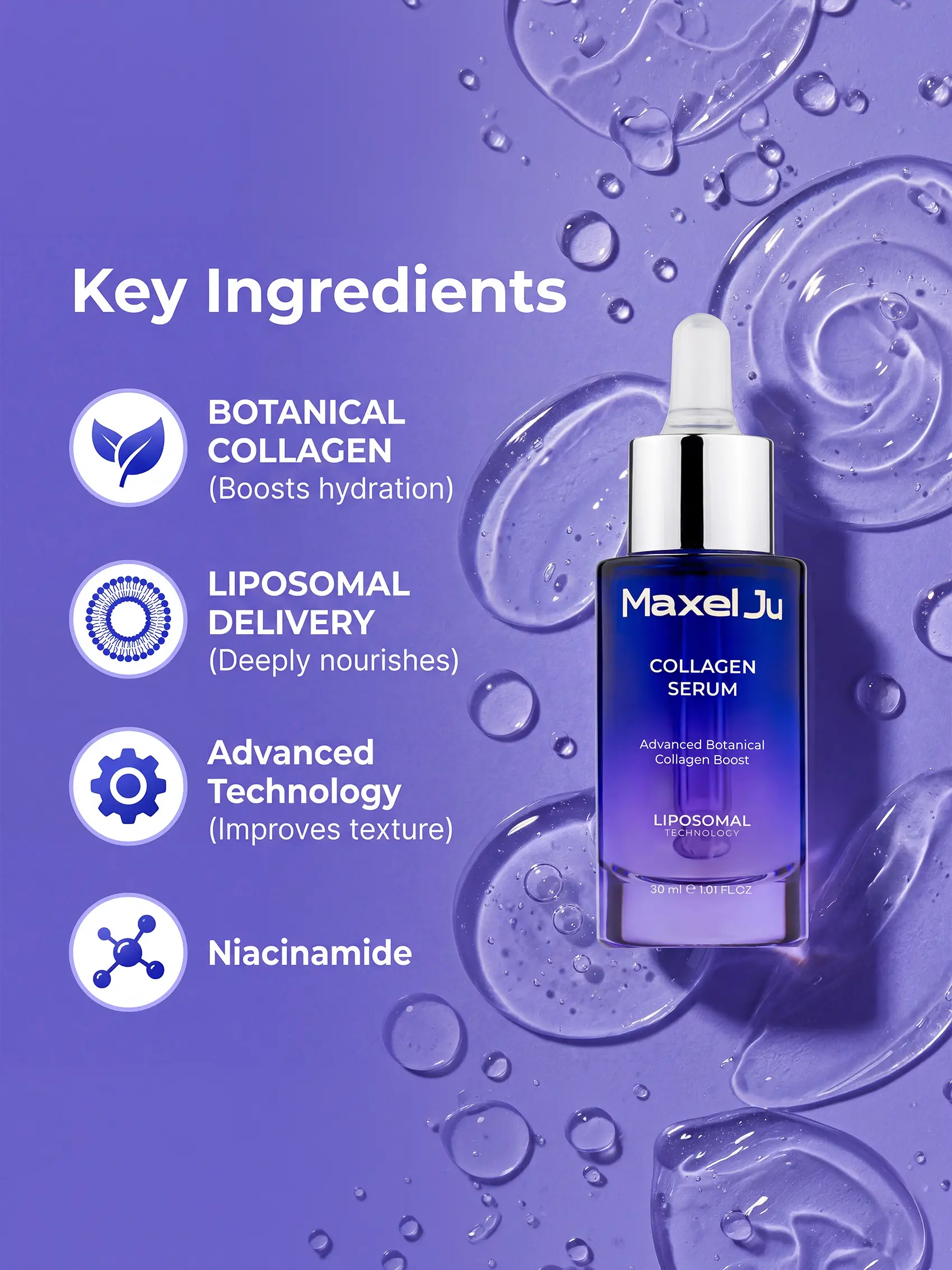 Maxel JU Collagen Serum Vorteile
