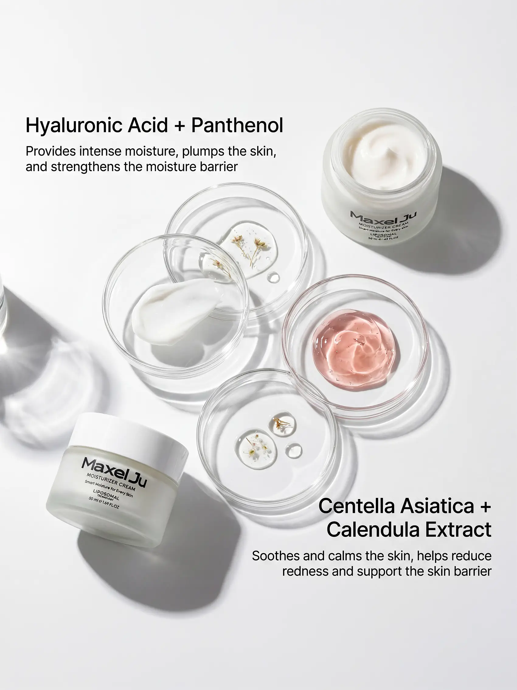Maxel JU Moisturizer Cream Vorteile